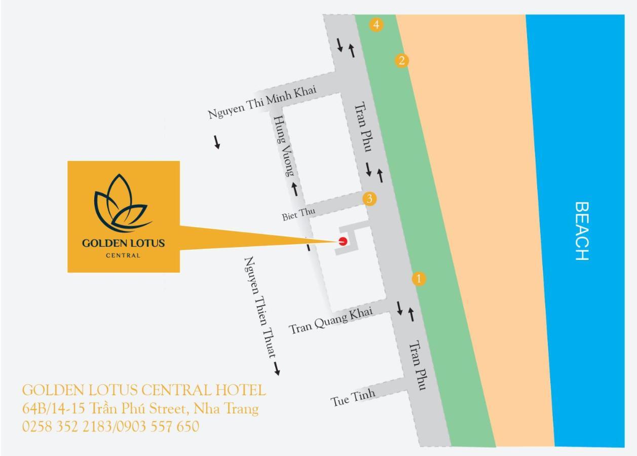 Golden Lotus Central Hotel Nha Trang Kültér fotó